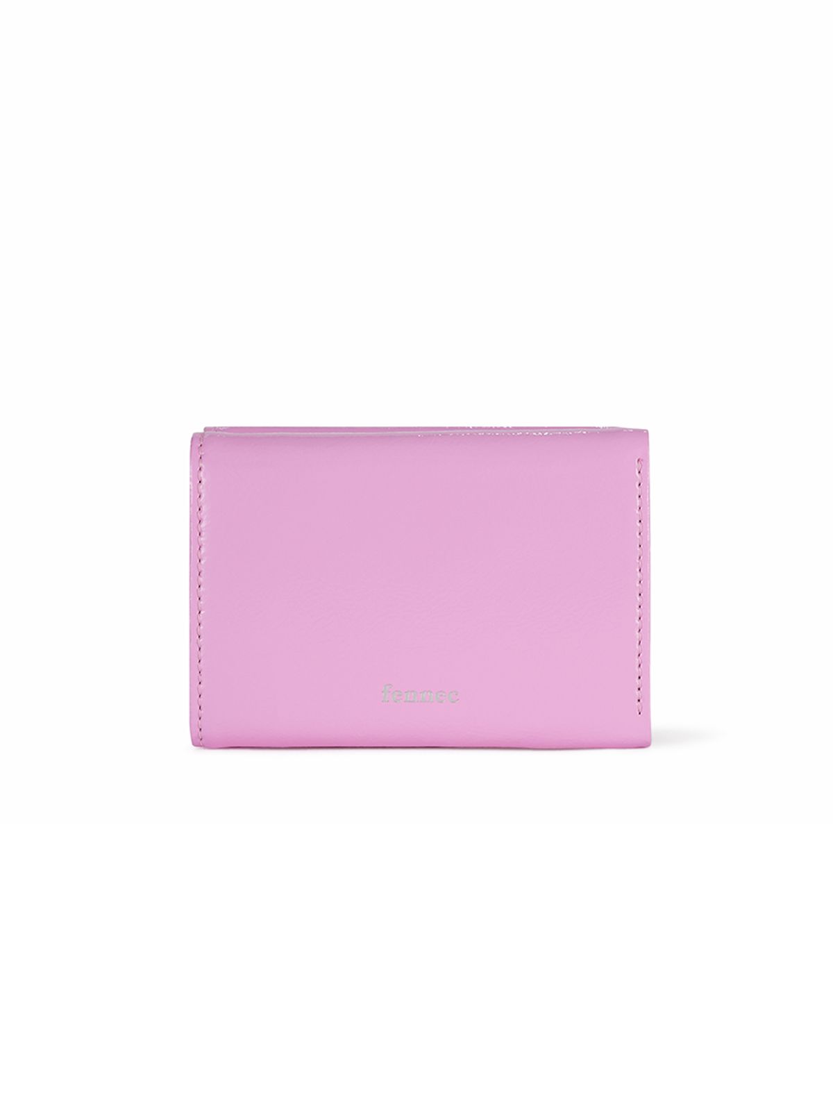 페넥(FENNEC) CRINKLE TRIANGLE TRIPLE WALLET - COOL PINK
