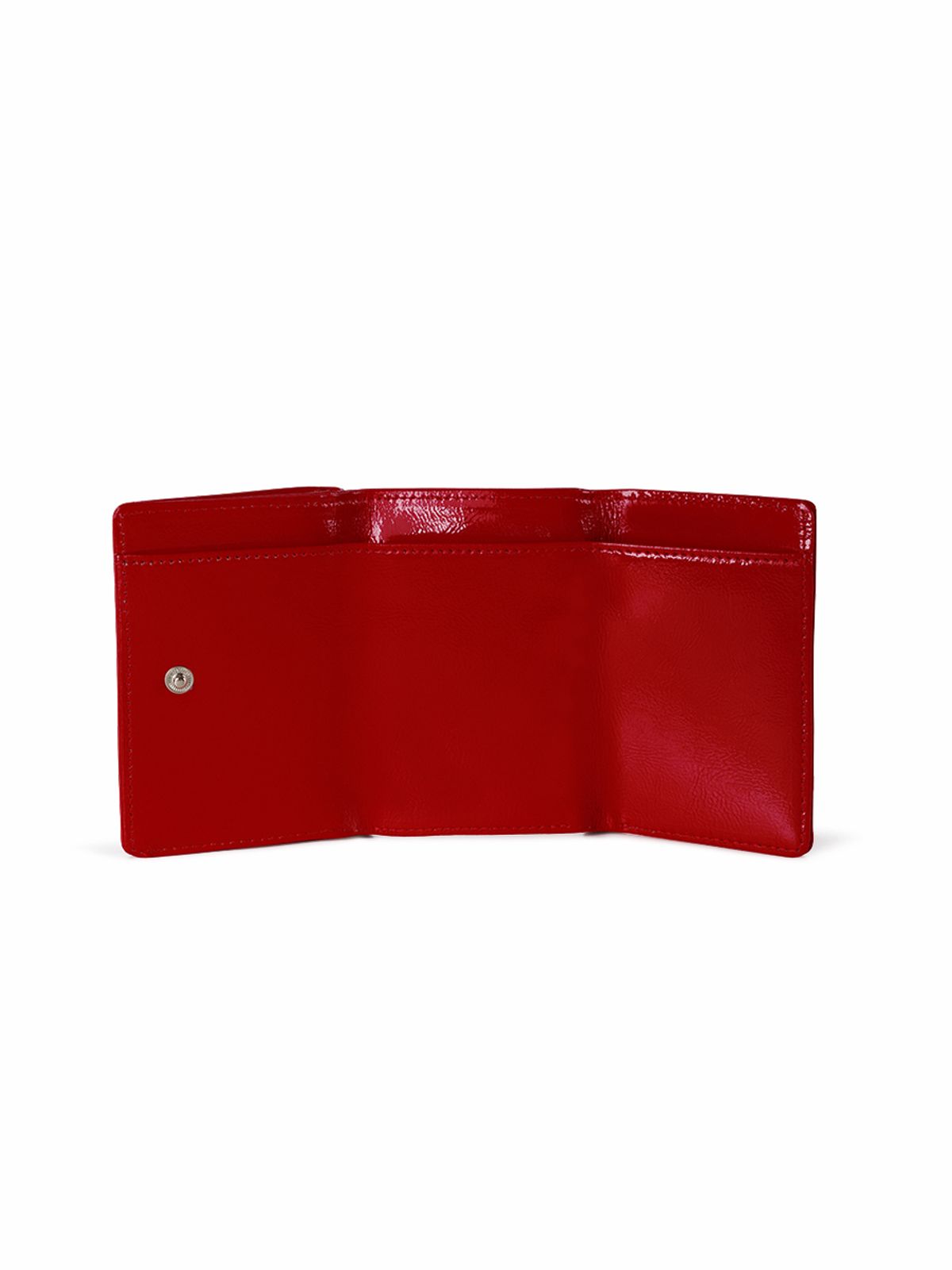 페넥(FENNEC) CRINKLE TRIANGLE TRIPLE WALLET - CHERRY RED