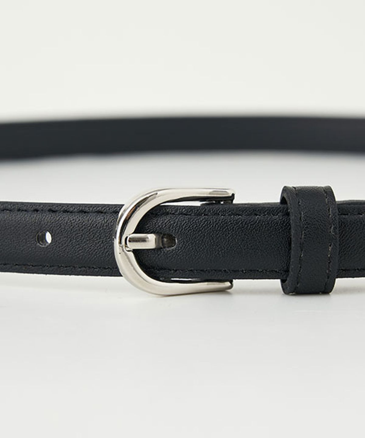링서울(LINGSEOUL) [선물옵션] 15mm leather belt - [silver/gold]