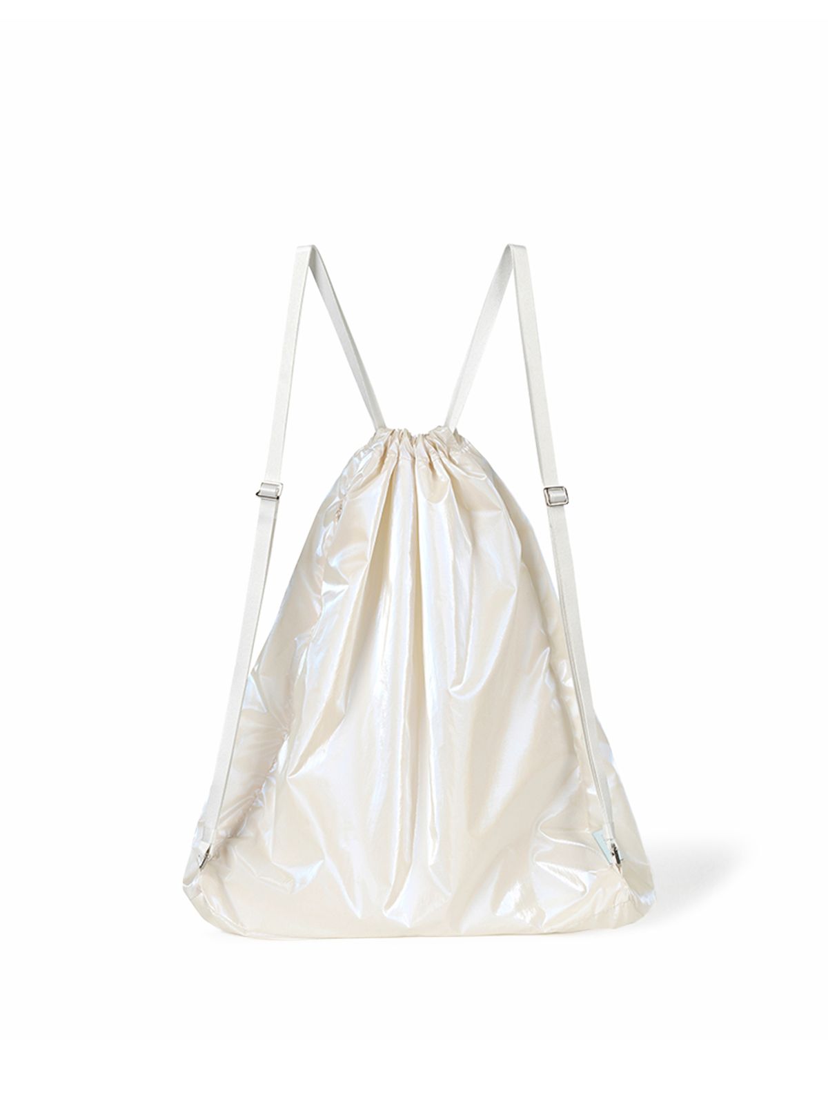 페넥(FENNEC) RIBBON STRING BAG - PEARL IVORY