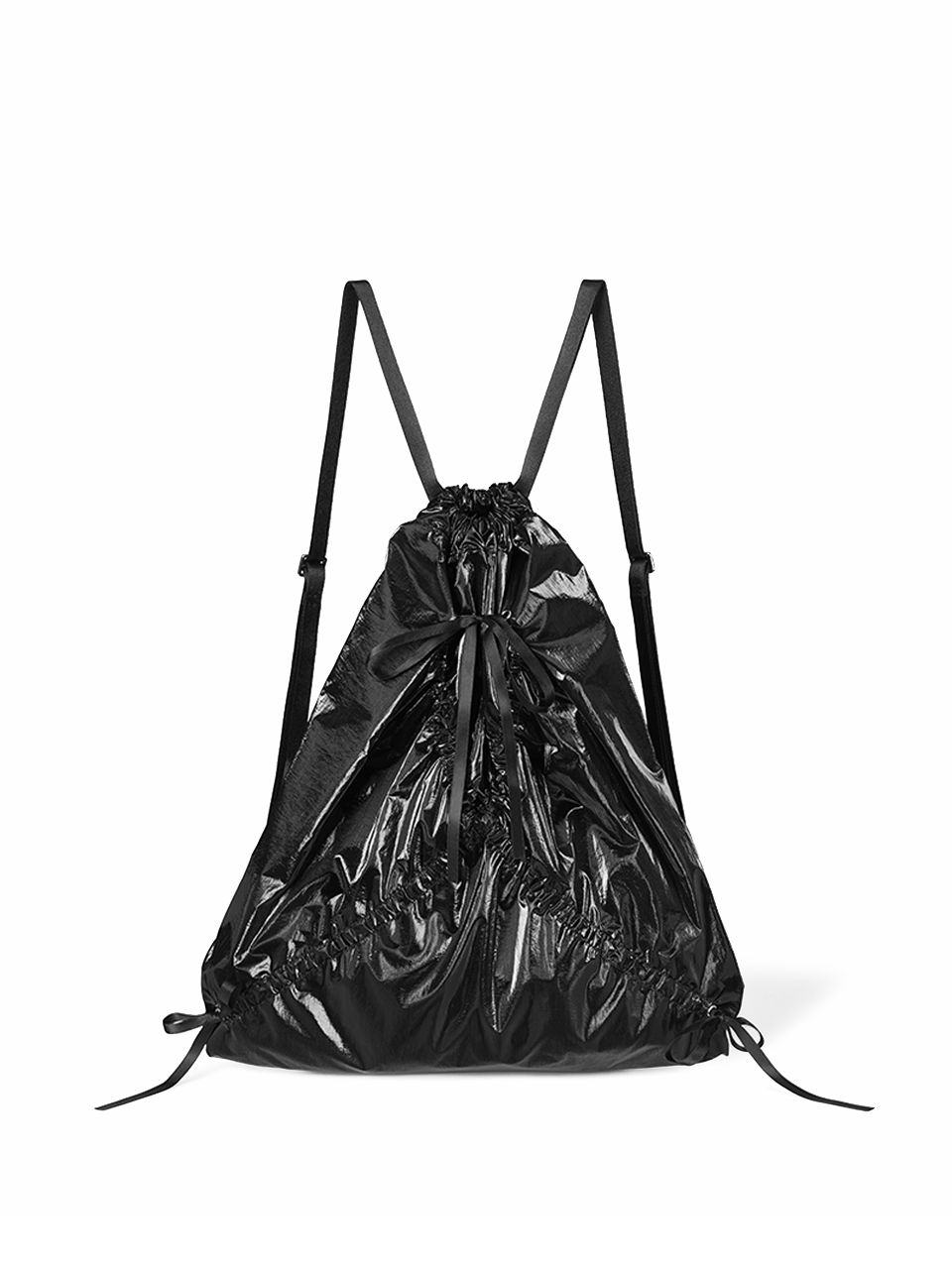 ☆韓国の人気☆【FENNEC】☆RIBBON STRING BA.G☆バッグ☆ MUSINSA | fennec RIBBON STRING BAG - BLACK