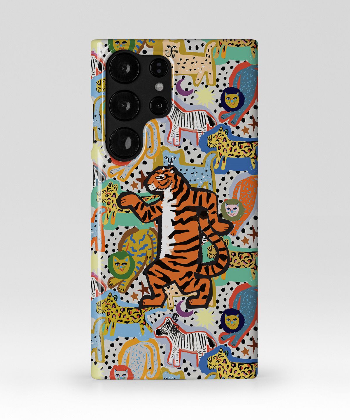 기키(GEEKY) [하드케이스] Funny Tigers Jungle Adventures