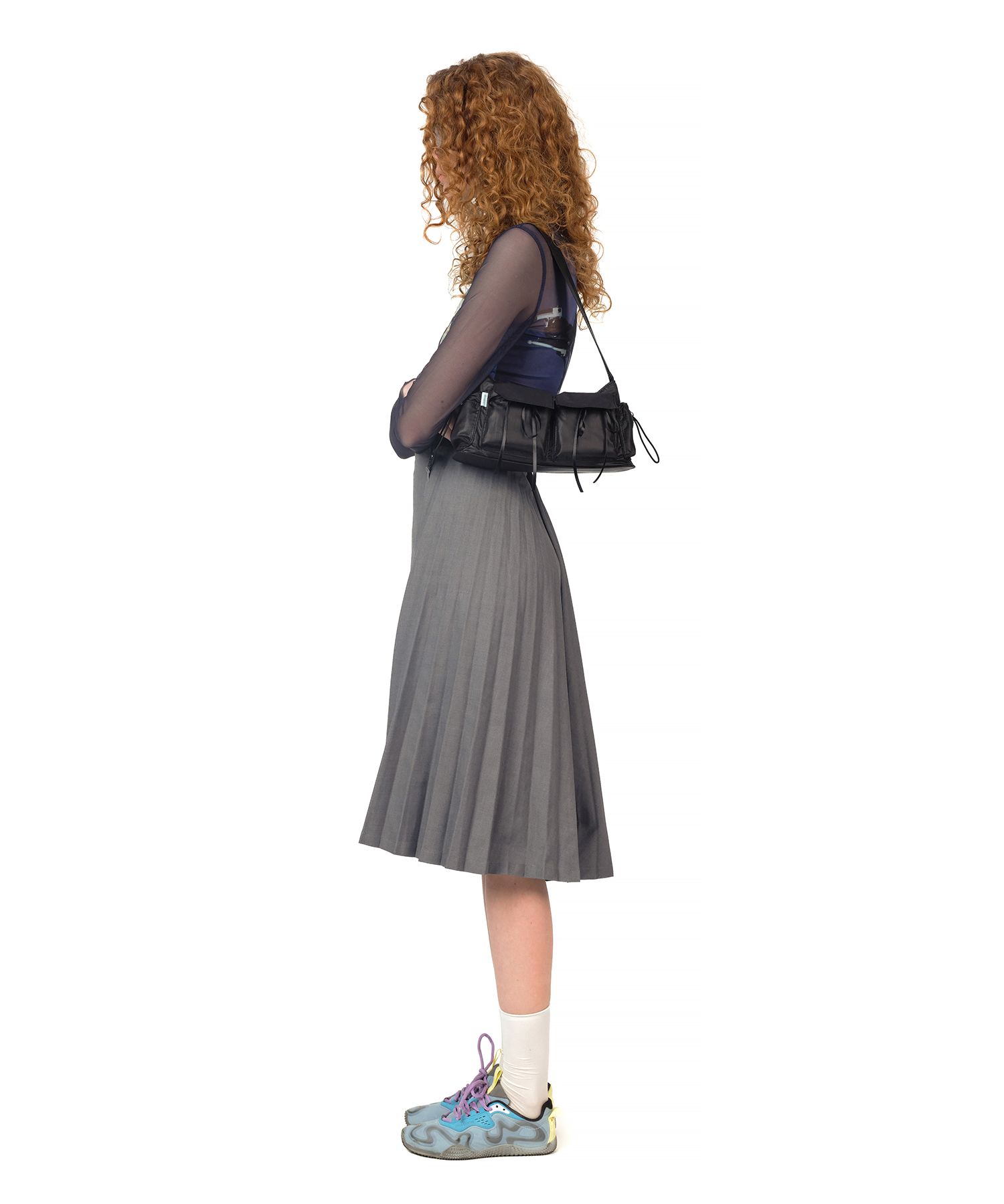 MUSINSA | fennec RIBBON POCKET BAG - BLACK
