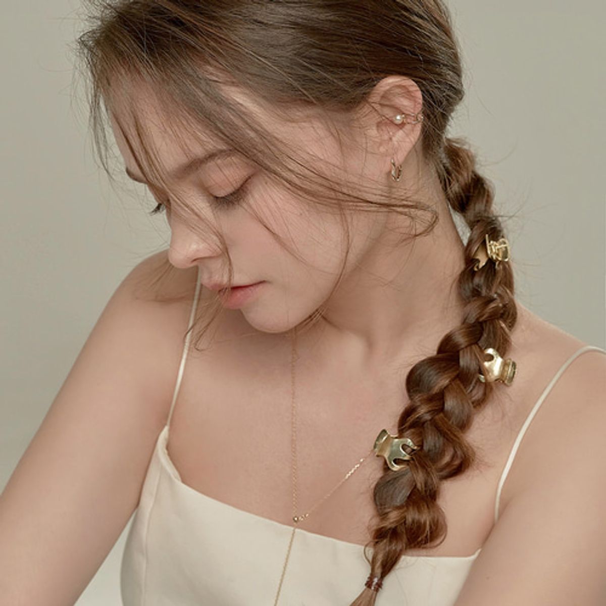 베스티(BESTY) 티니 페어리 메탈 스몰 헤어클립 (Tiny Fairy Metal Small Hair Clip)