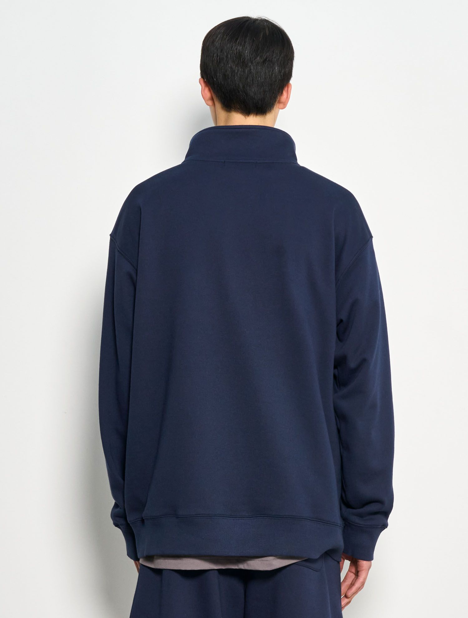 ★GENERAL IDEA★ New York Cozy Half Zip-up Sweatshirt NAVY S MUSINSA | GENERAL IDEA MAN New York Cozy Half Zip-up