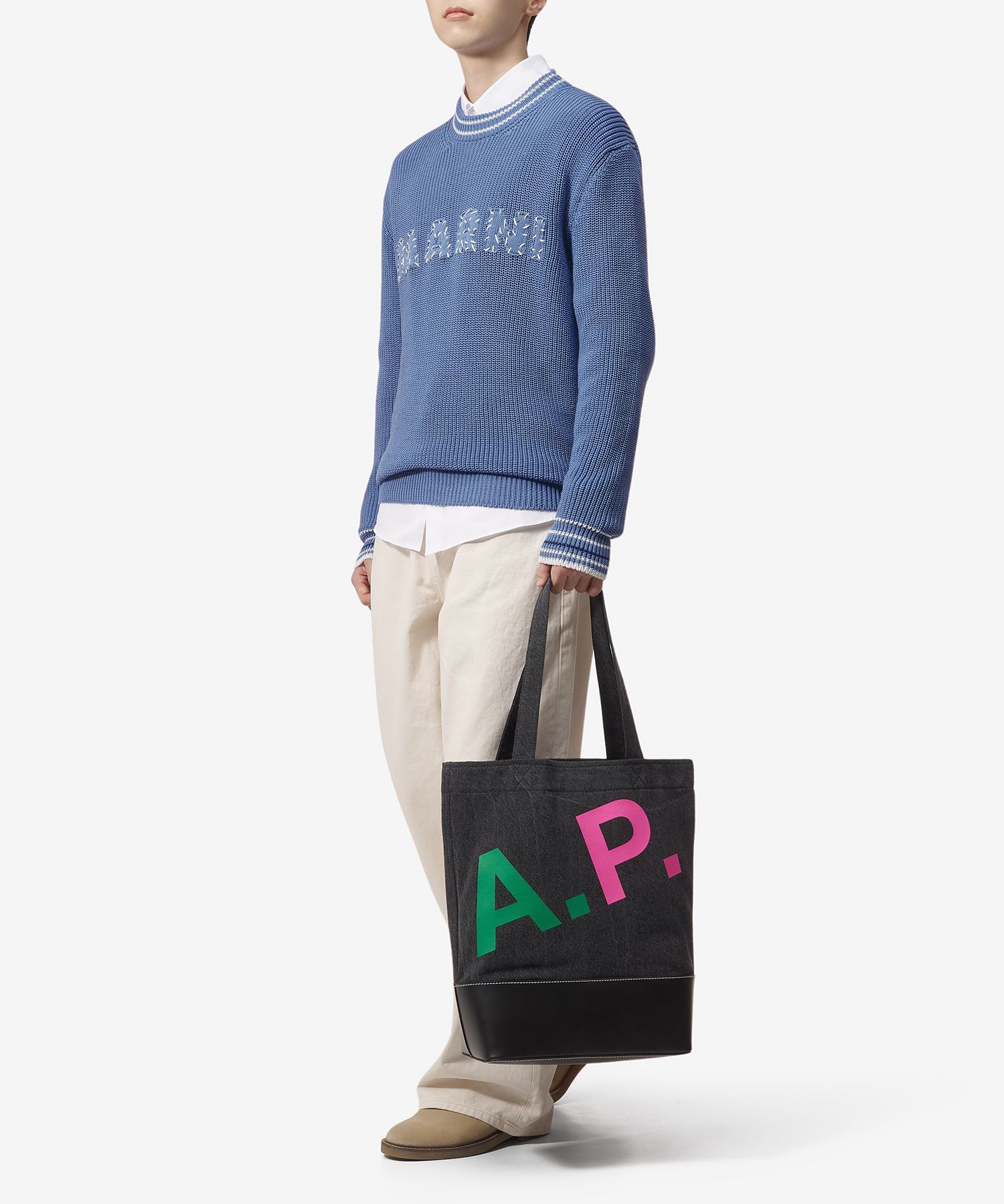 ★A.P.C.★ Axel Tote Bag Black COGZEM61444TZA COGZEM61444TZA MUSINSA | A.P.C. Axel Tote Bag - Black / COGZEM61444TZA