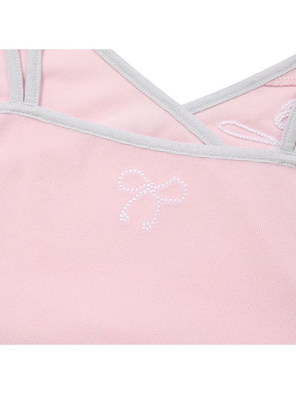 トップス KIRSH/Ribbon point terry sleeveless MUSINSA公式 | KIRSH Ribbon point terry sleeveless [pink]