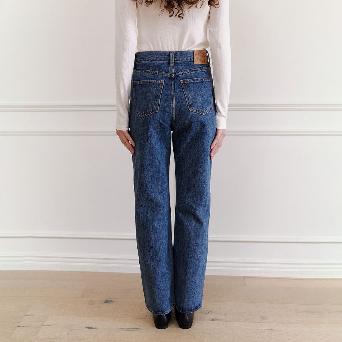 하우스 오브 폰드(HOUSE OF POND) Kaihara fabric straight jeans (Light blue, Mid blue)