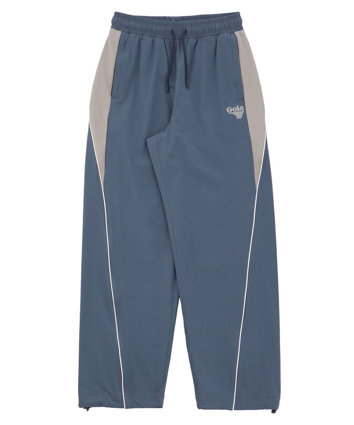 골라(GOLA) COLOR BLOCK PIPING PANTS [BLUE]
