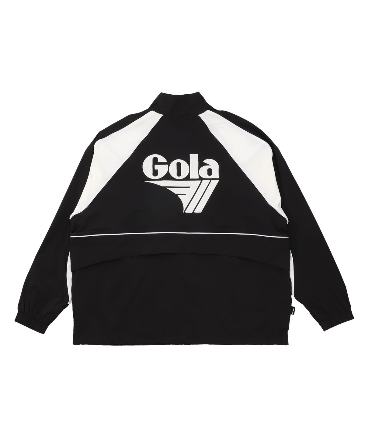 골라(GOLA) COLOR BLOCK PIPING JUMPER [BLACK]