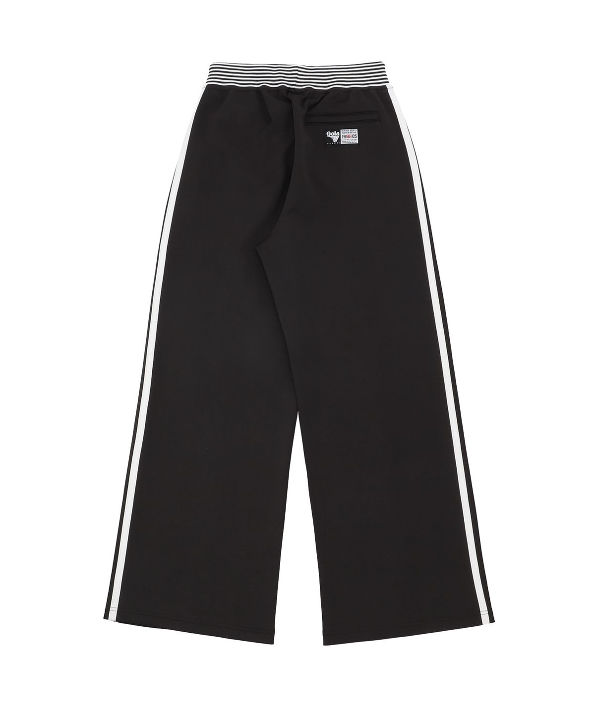 골라(GOLA) W TRACK WIDE PANTS [BLACK]