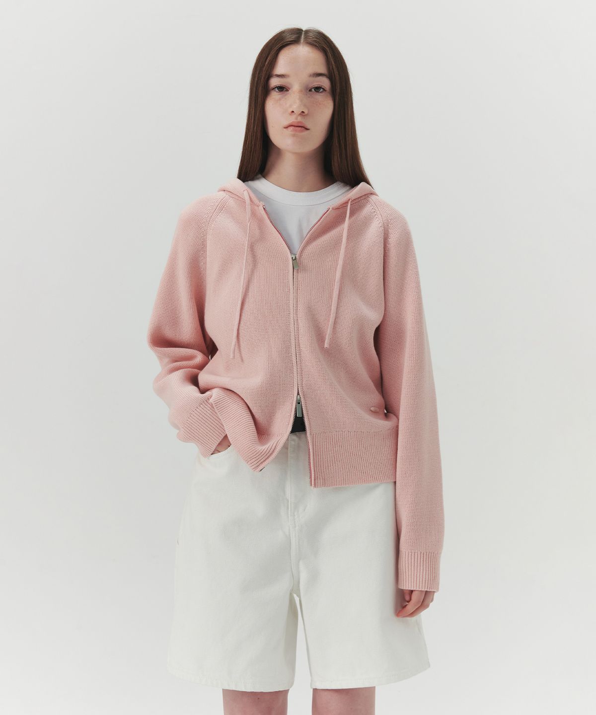 르바(LEVAR) Carpenter Half Denim - Off White