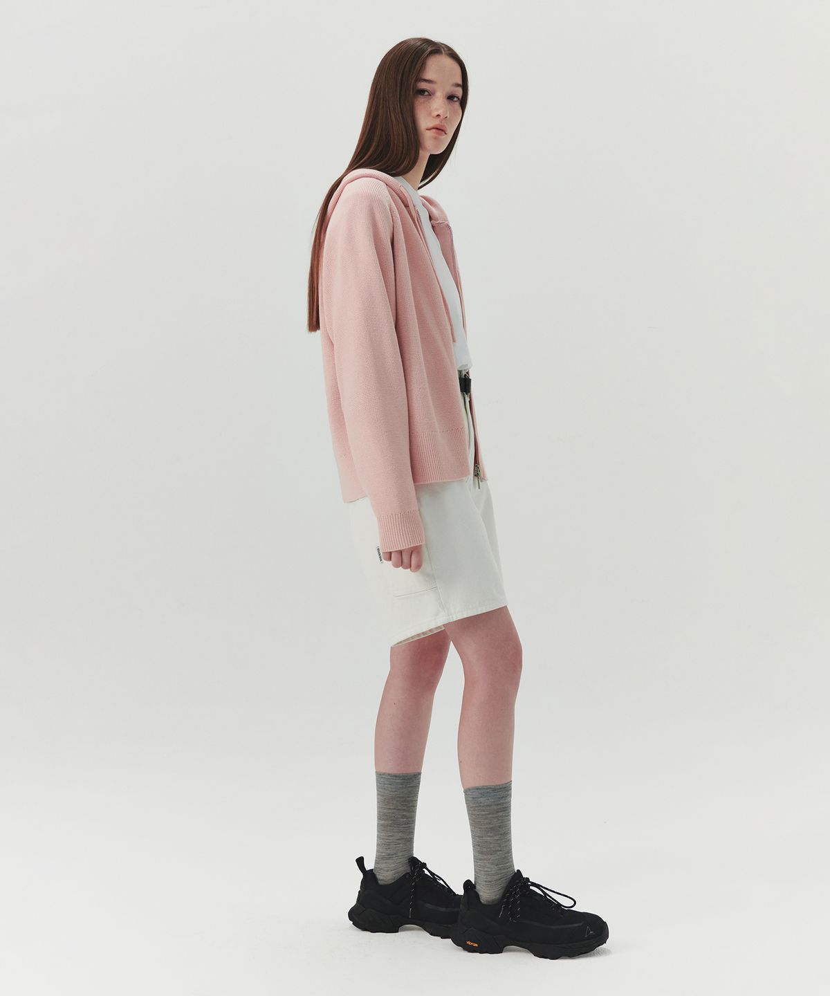 르바(LEVAR) Carpenter Half Denim - Off White