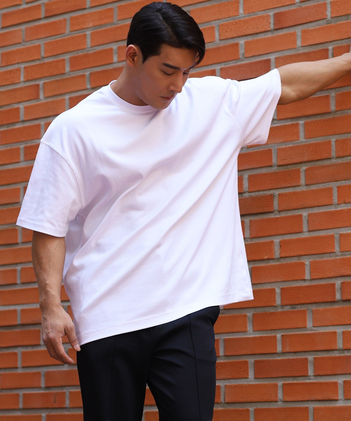 보스트핏(BOASTFIT) 2pack 시그니처 오버핏 코튼모달 반팔티셔츠