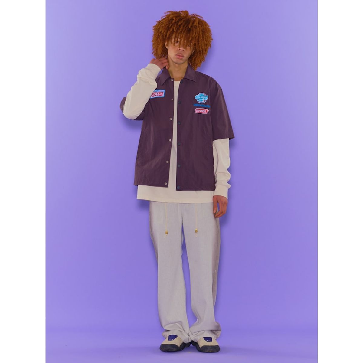 샌드 사운드(SAND SOUND) ShortSleeved ShirtType Outer  Ash