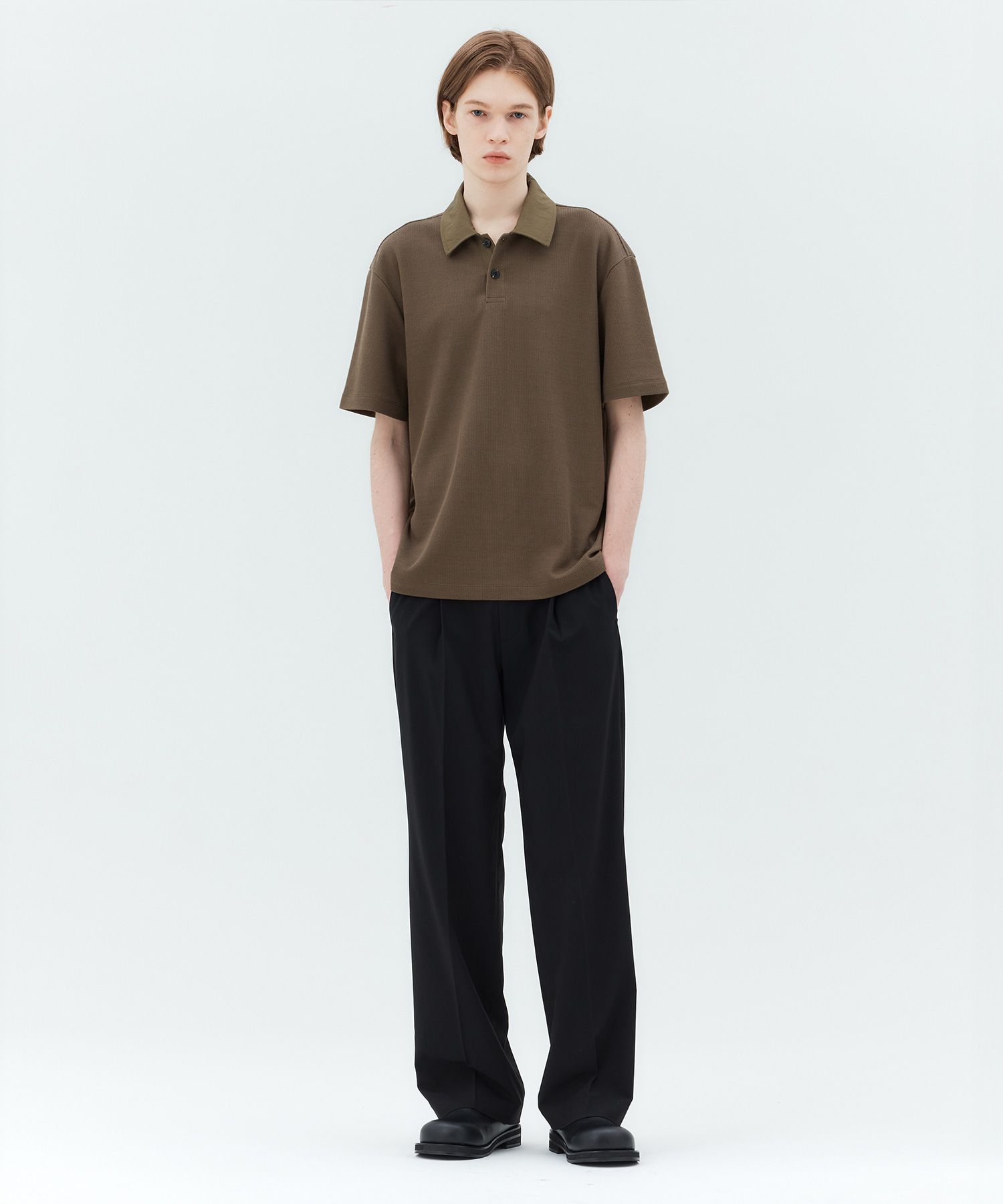 【MODERNIF】Direc Banding Long Slacks Feiersi Womens Casual Wide Leg Pants High Waisted Button