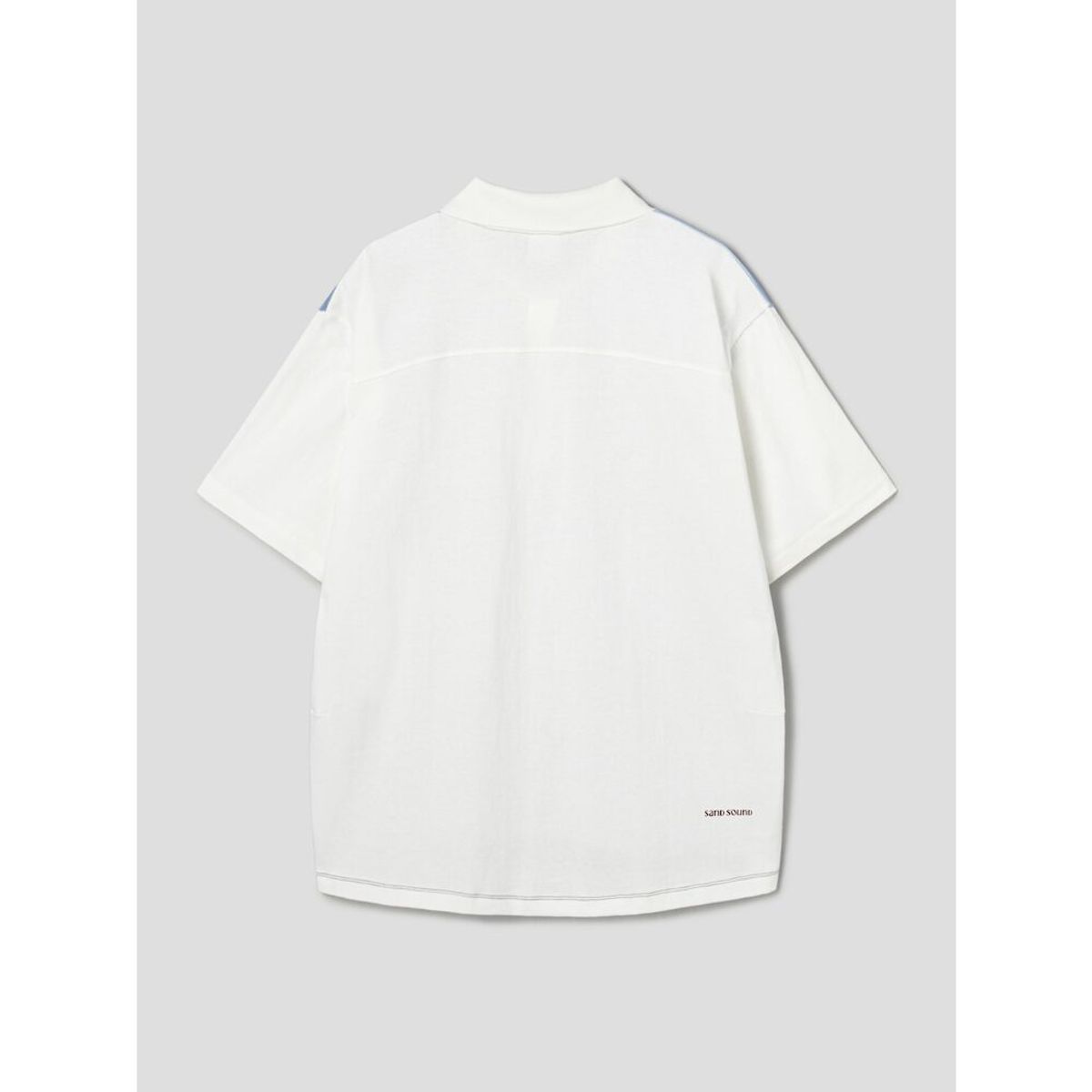 샌드 사운드(SAND SOUND) Cash Pawn Graphic Short Sleeve Polo TShirt  Ivory