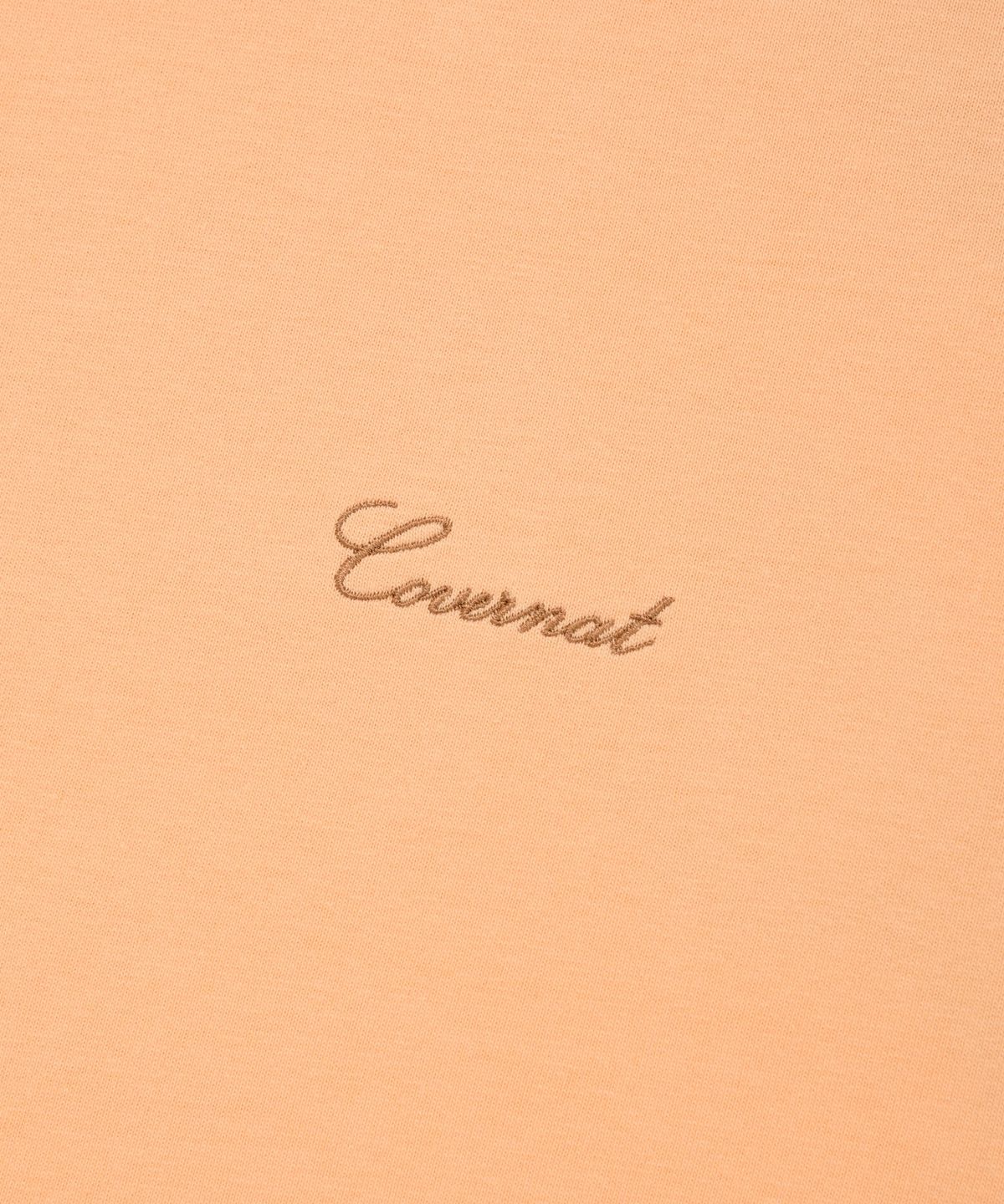 커버낫(COVERNAT) 글리터 로고 티셔츠 새먼