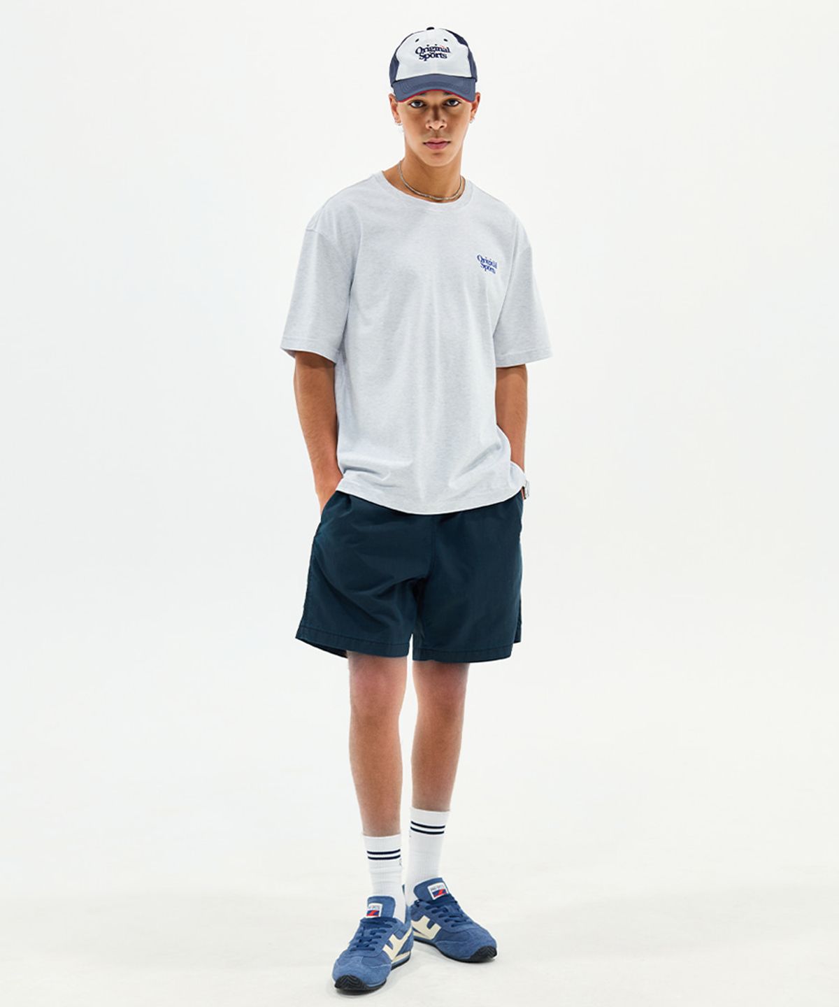 프로-스펙스(PRO-SPECS) CLASSIC BACK LOGO HALF SLEEVE WHMG