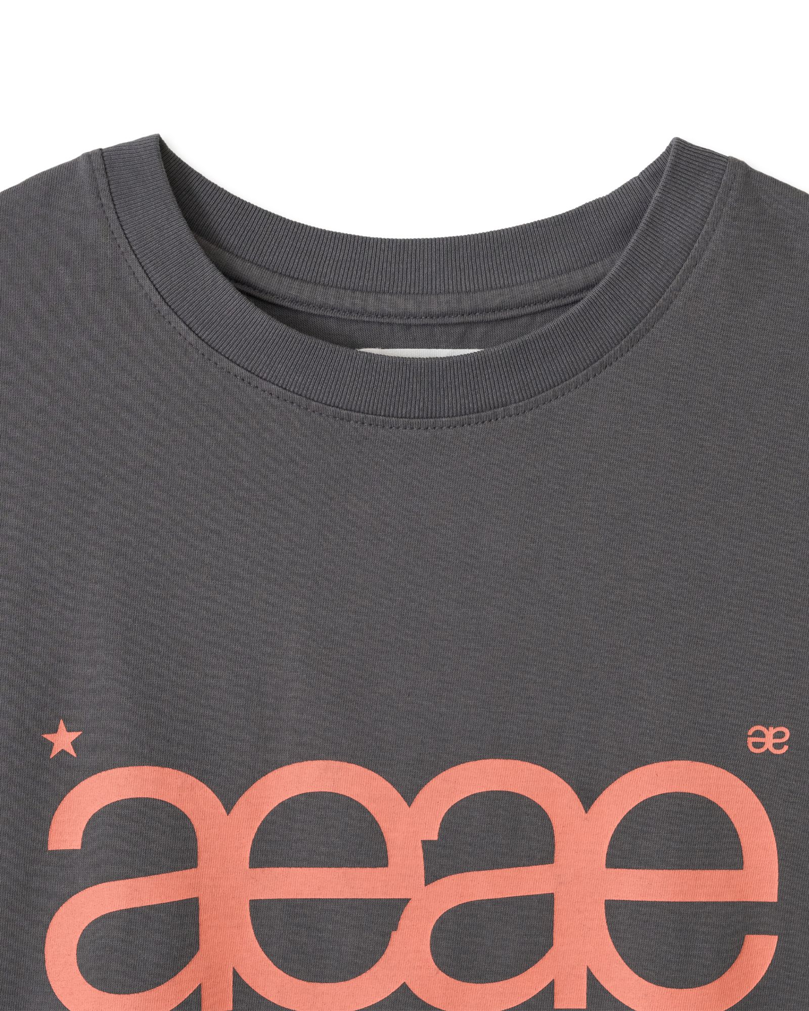 MUSINSA公式 | AEAE AEAE LOGO T-SHIRTS [CHARCOAL]