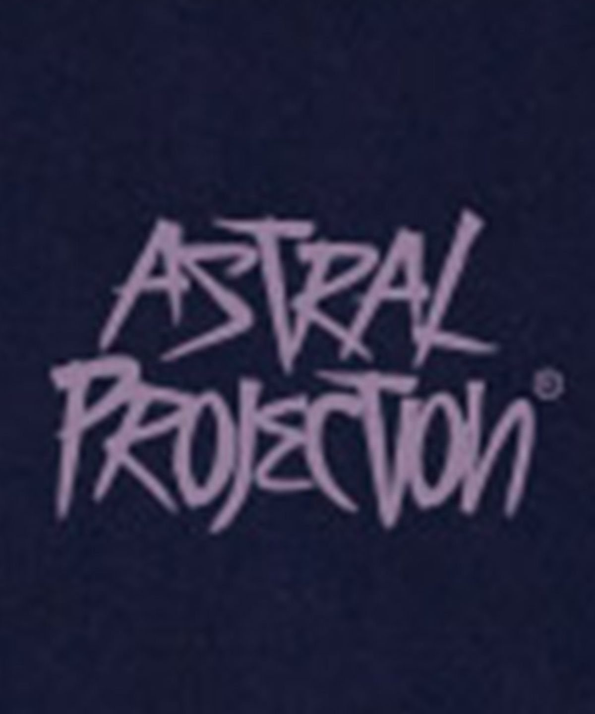 아스트랄 프로젝션(ASTRAL PROJECTION) [오버핏]그래피티 레터링13수 면 라운드 넥 반팔 티셔츠_네이비