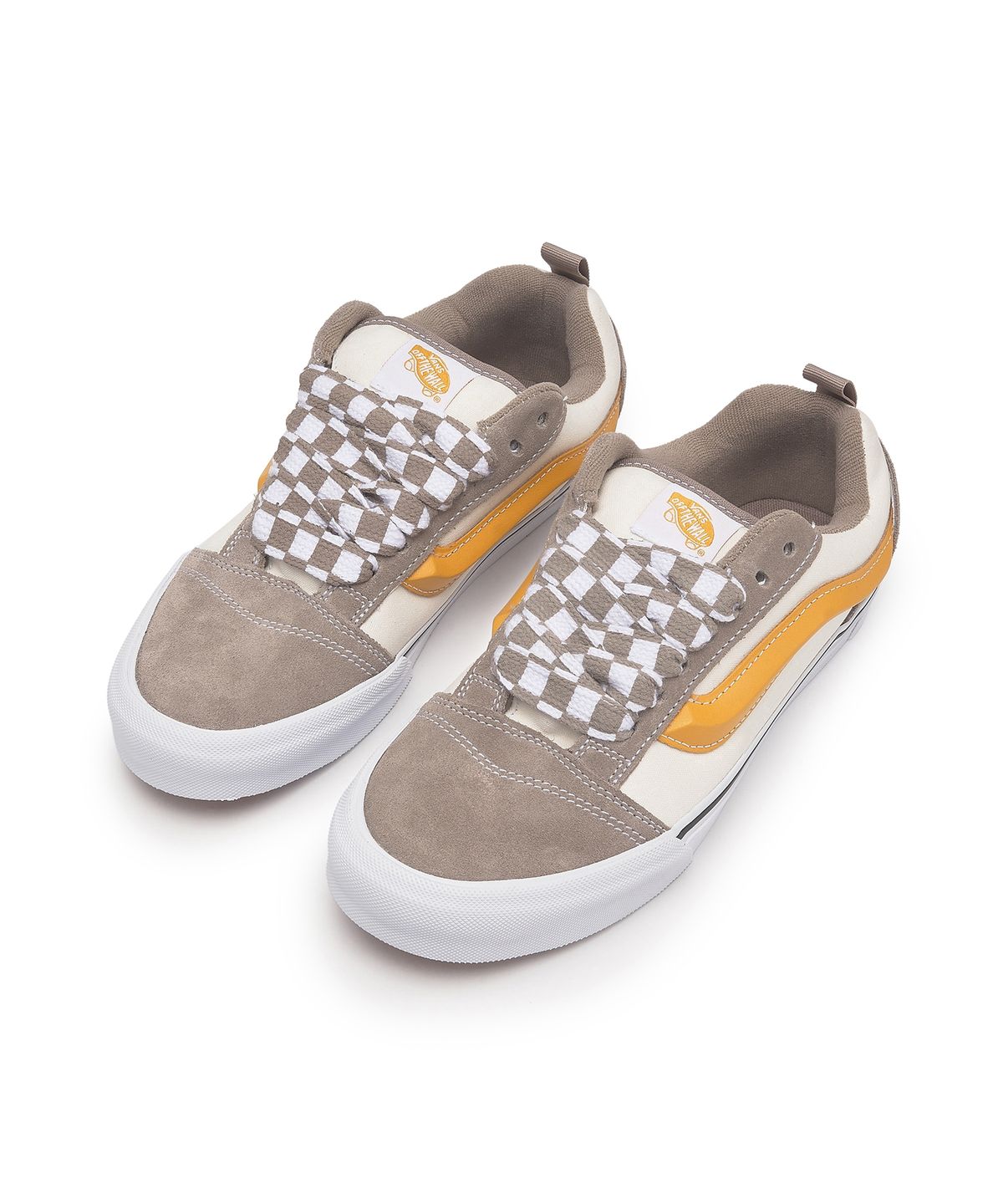 반스(VANS) 뉴스쿨 - (메가 체크) 그레이:마쉬멜로우 / VN0009QC0BP1