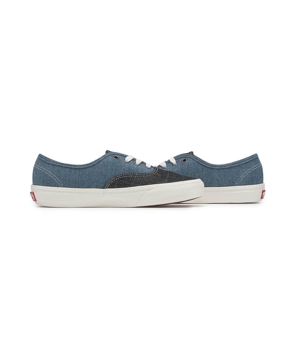 반스(VANS) 어센틱 - (쓰레디드 데님) 데님 블루:화이트 / VN000BW5Y6Z1
