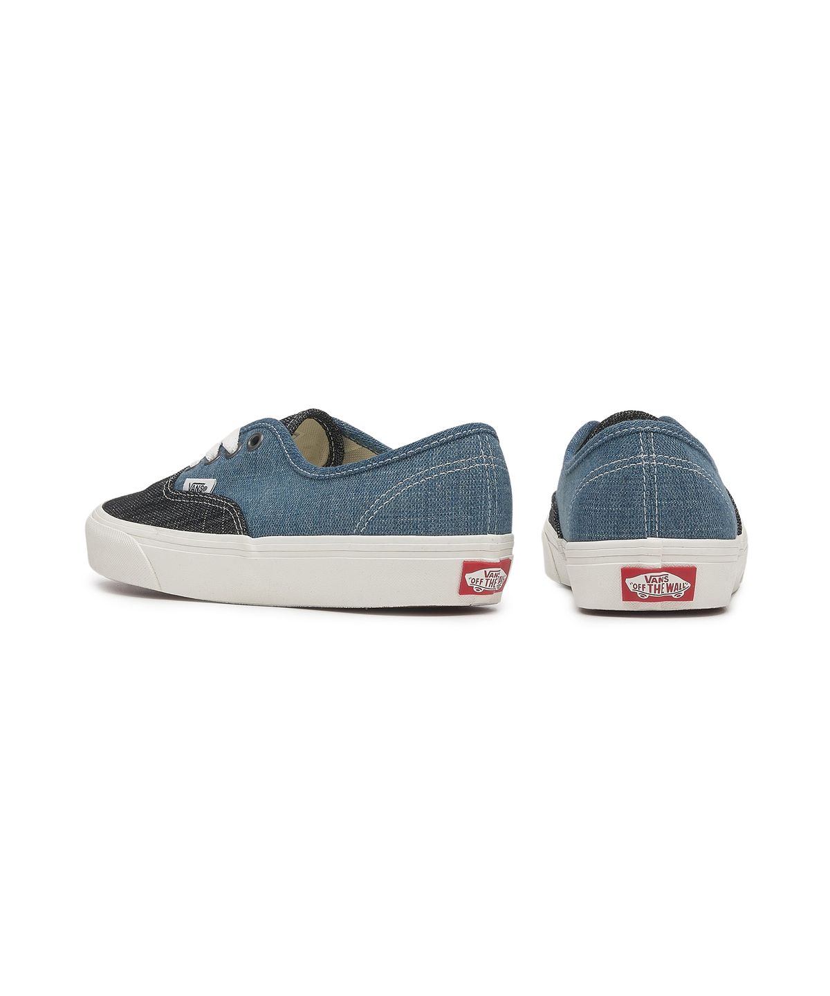 반스(VANS) 어센틱 - (쓰레디드 데님) 데님 블루:화이트 / VN000BW5Y6Z1