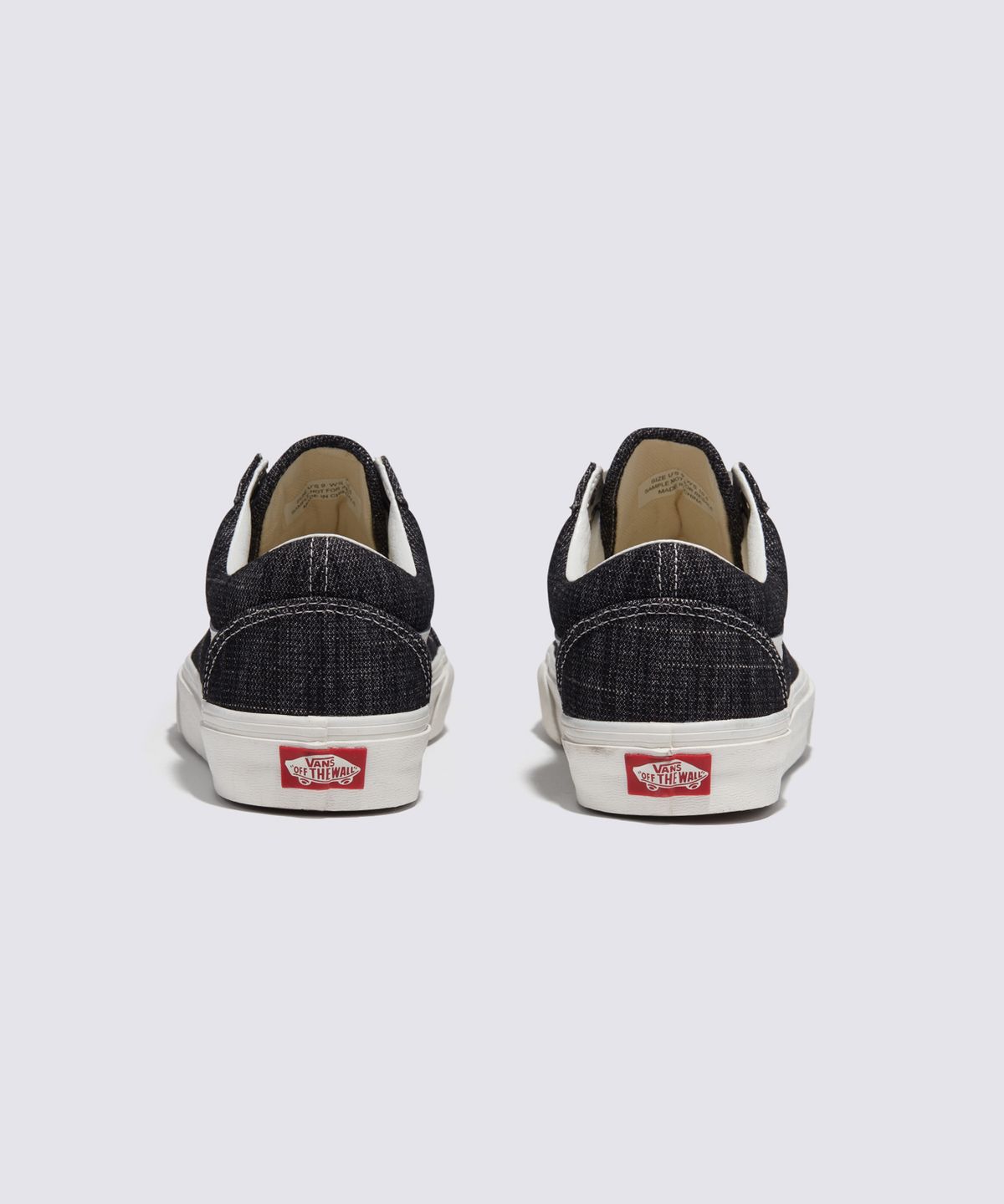반스(VANS) 올드스쿨 - (쓰레디드 데님) 블랙:화이트 / VN000CR5Y281