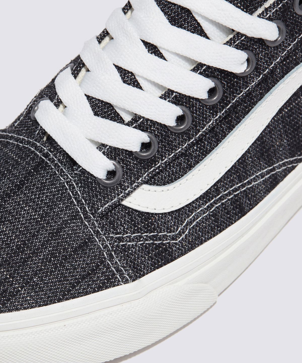 반스(VANS) 올드스쿨 - (쓰레디드 데님) 블랙:화이트 / VN000CR5Y281