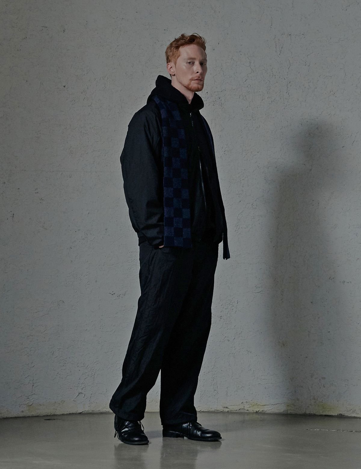 네이머클로딩(NAMERCLOTHING) SHEER LIGHT TRAINNING JACKET BLACK