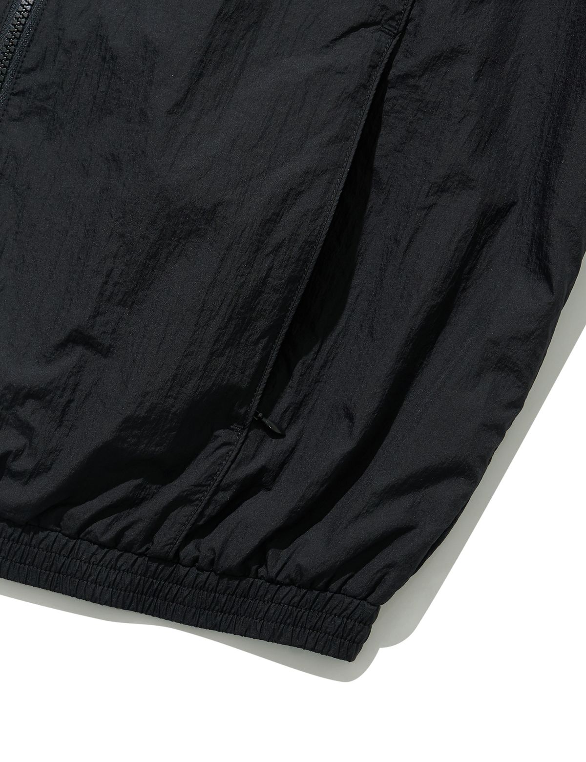 네이머클로딩(NAMERCLOTHING) SHEER LIGHT TRAINNING JACKET BLACK