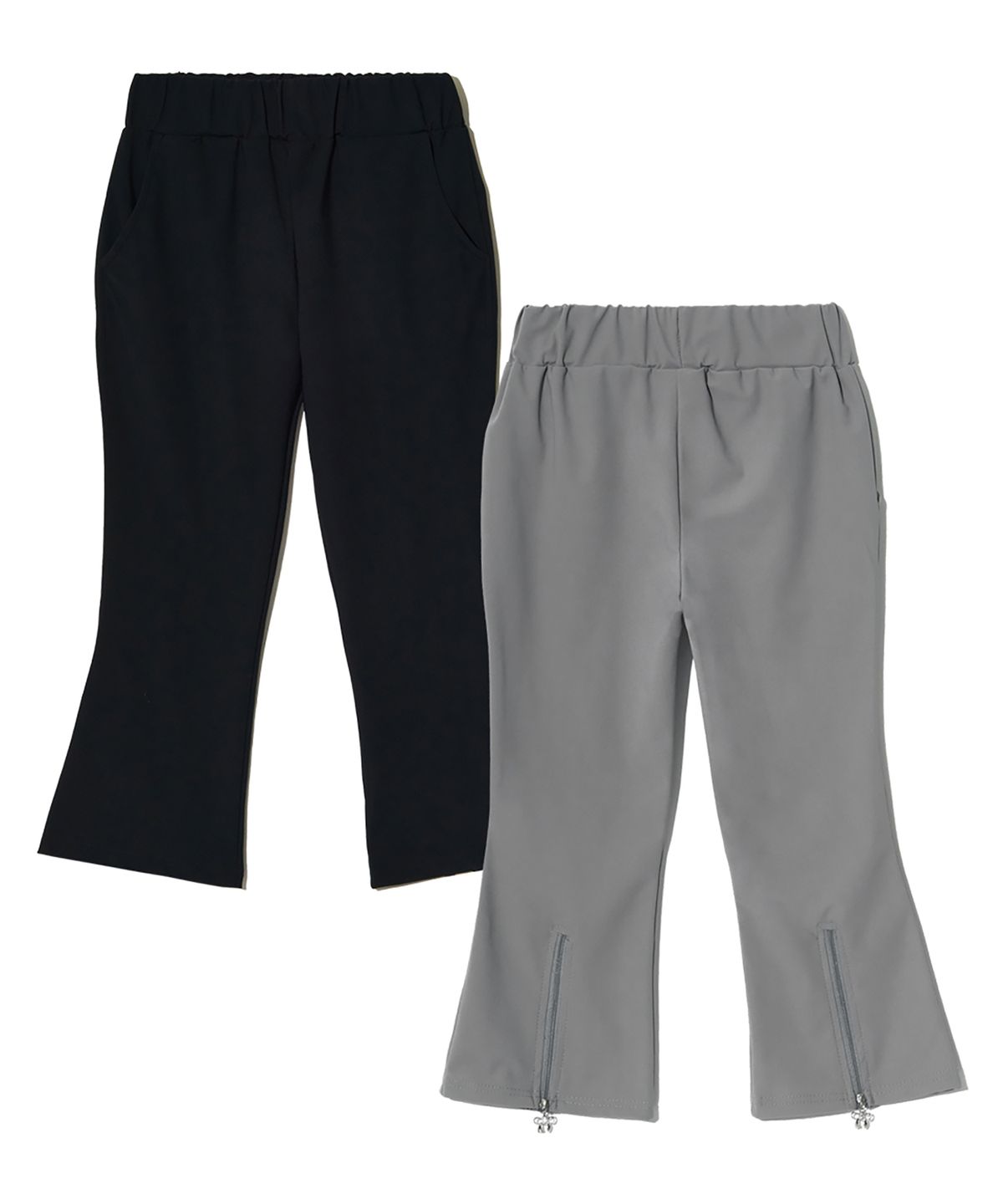 피스메이커(PIECE MAKER) TS RIBBON ZIP PANTS (BLACK)