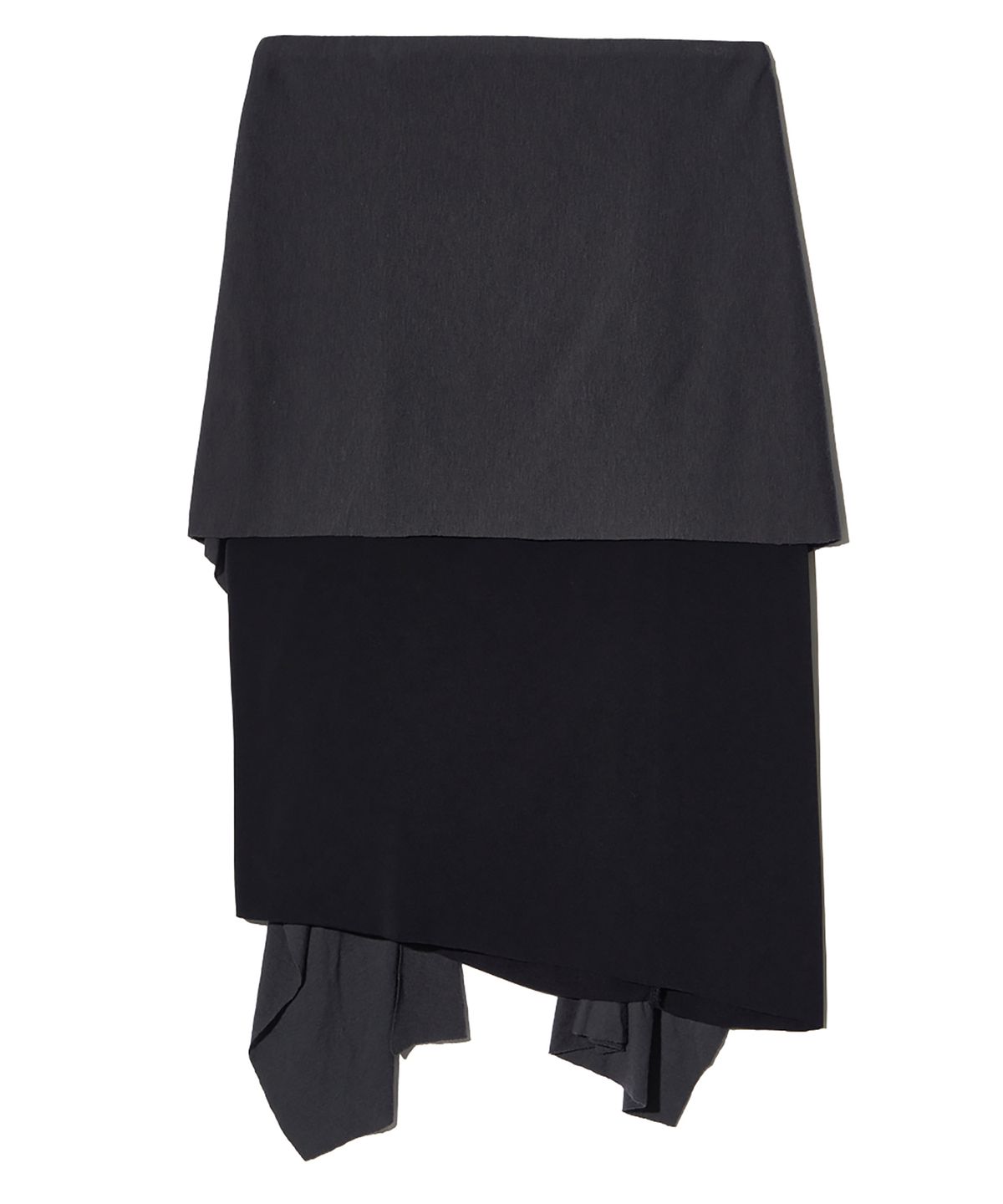 피스메이커(PIECE MAKER) TS TIERED SHIRRING SKIRT (BLACK)