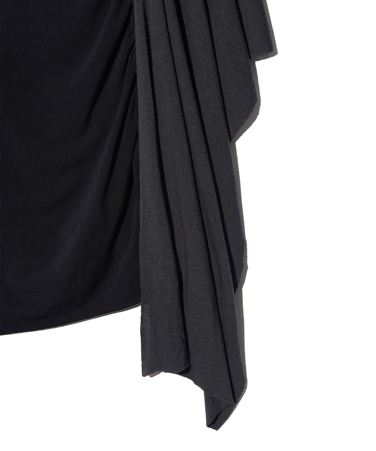 피스메이커(PIECE MAKER) TS TIERED SHIRRING SKIRT (BLACK)