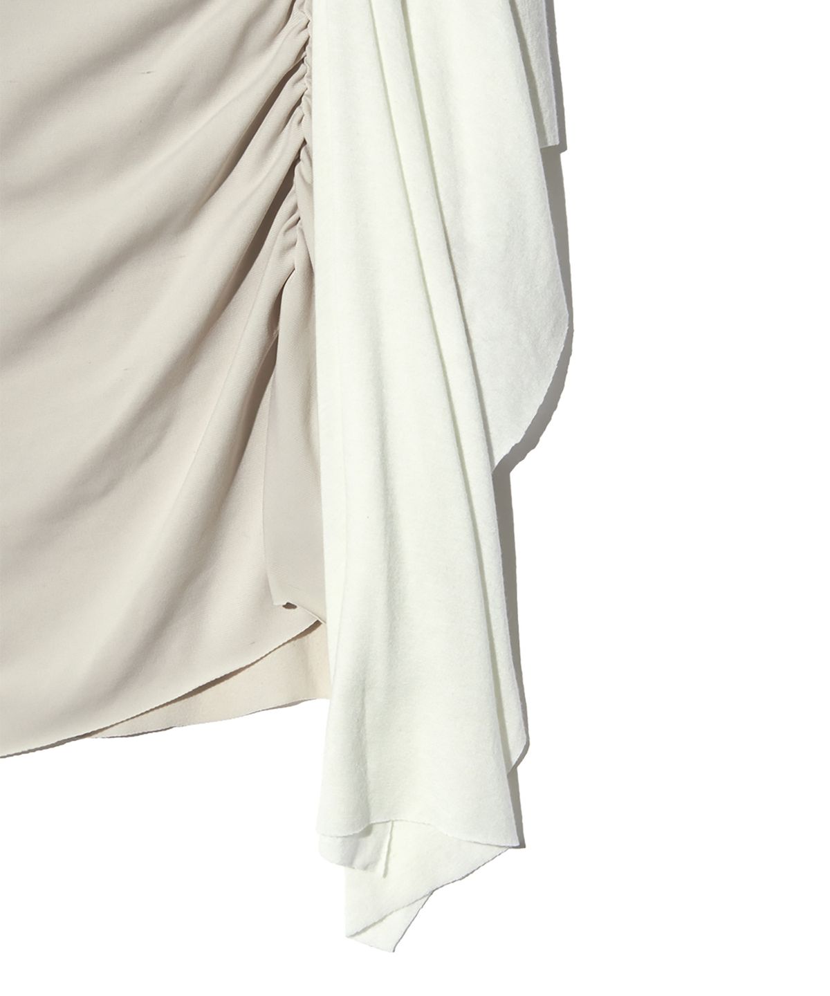 피스메이커(PIECE MAKER) TS TIERED SHIRRING SKIRT (BEIGE)