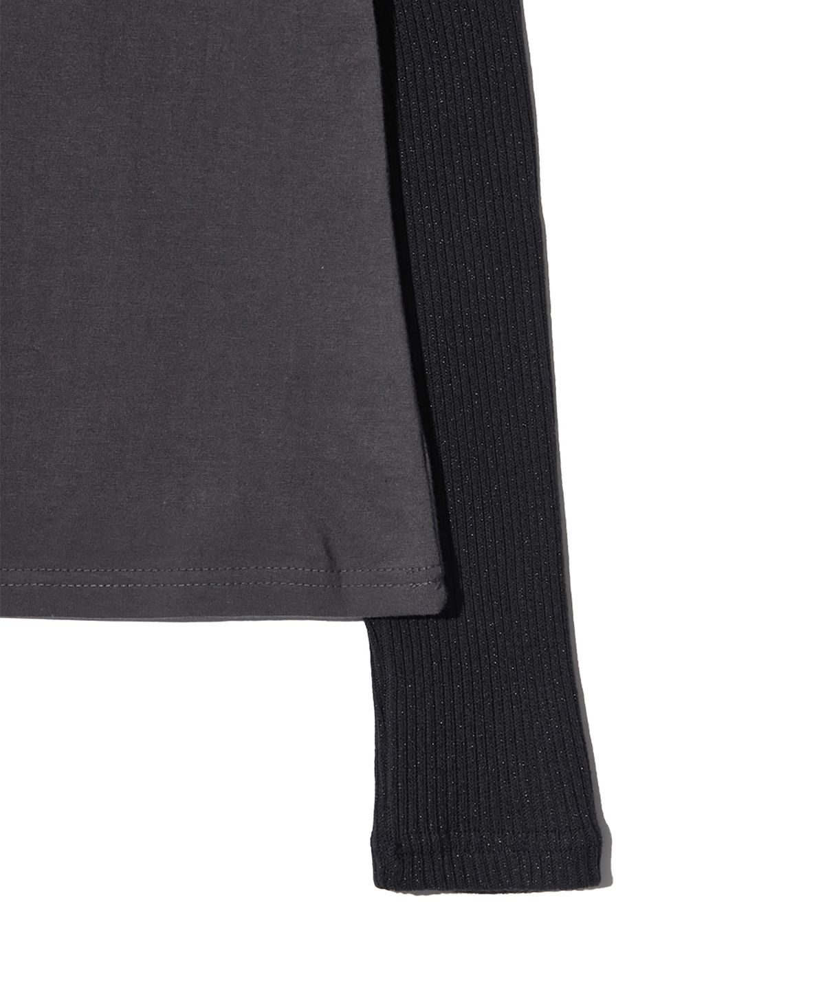 피스메이커(PIECE MAKER) TS METAL KNIT LS (CHARCOAL)