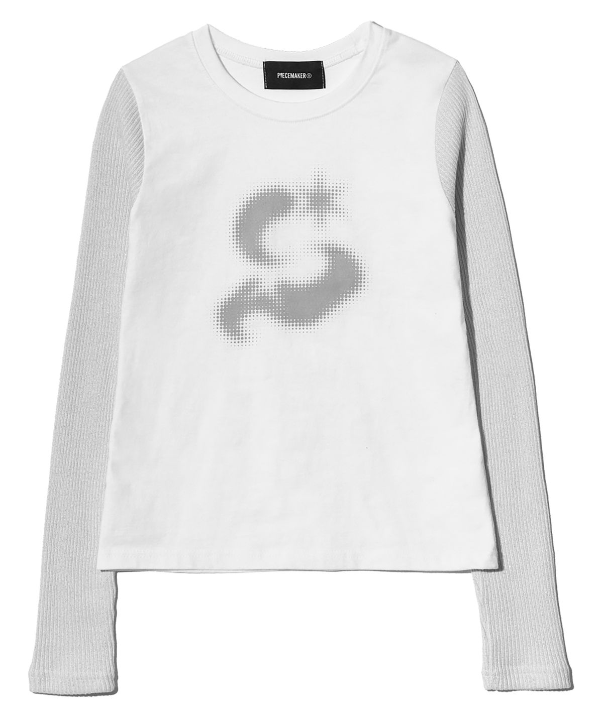 피스메이커(PIECE MAKER) TS METAL KNIT LS (WHITE)