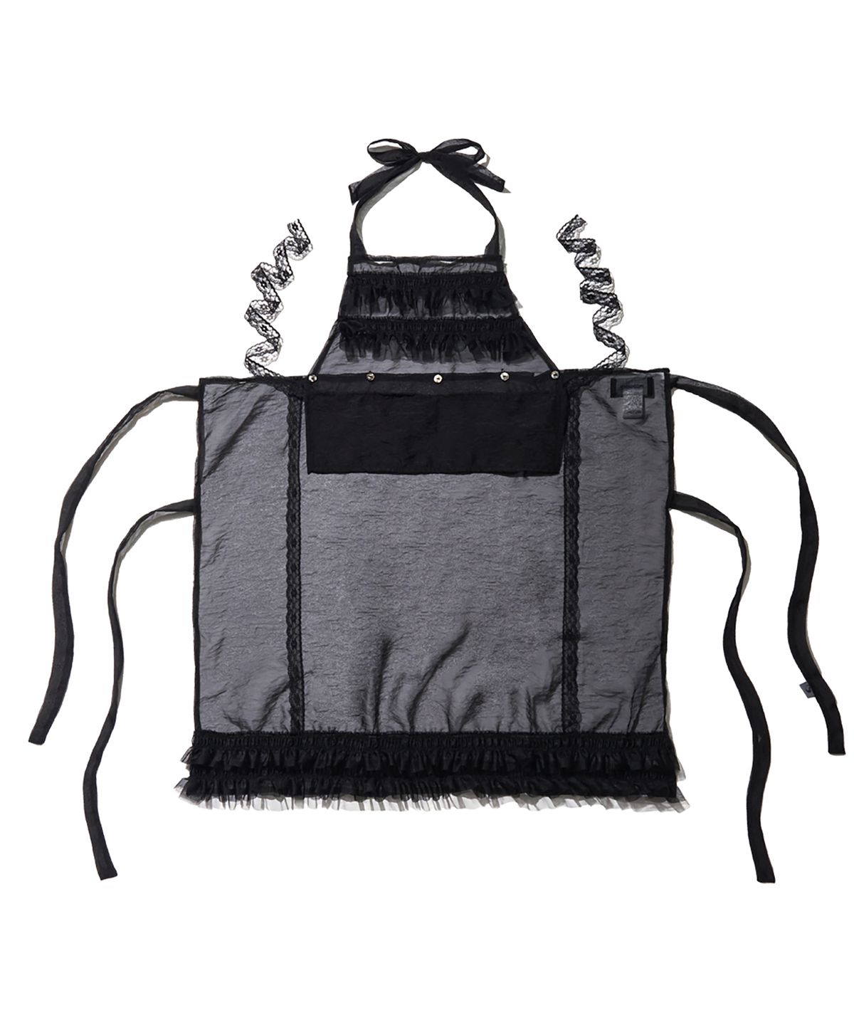 피스메이커(PIECE MAKER) TS 3WAY SHEER APRON (BLACK)