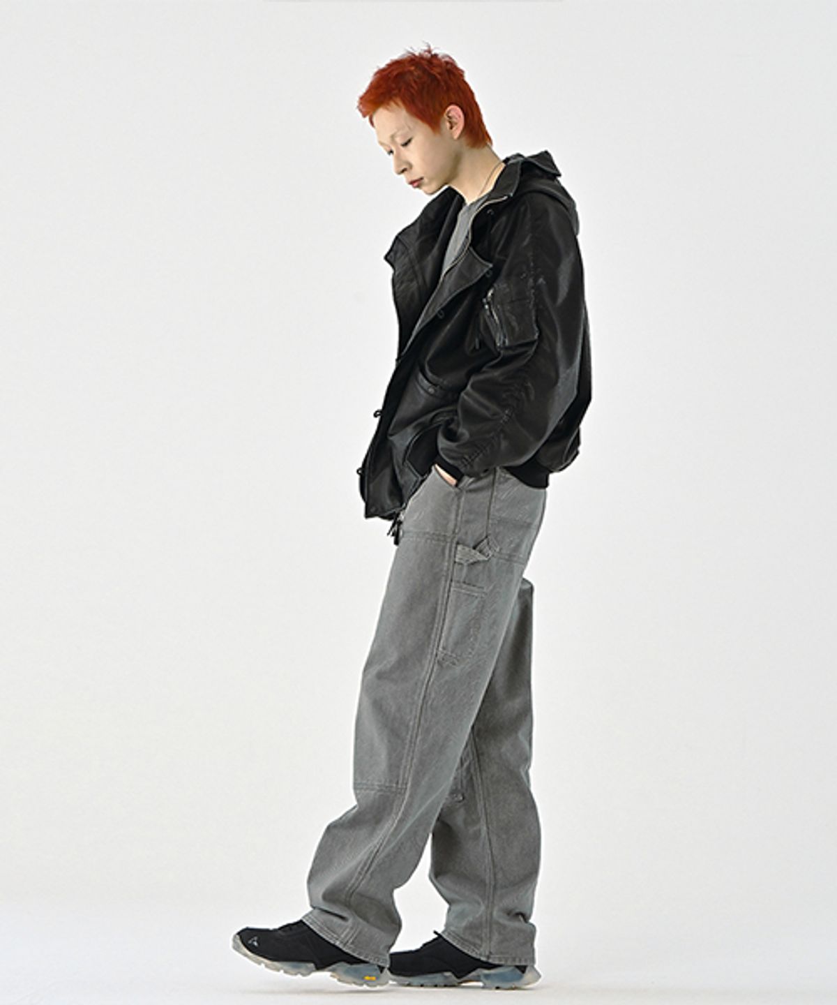 에러스익셉티드(ERRORS EXCEPTED) DP663GR 더블니 카펜터 팬츠 (Grey)