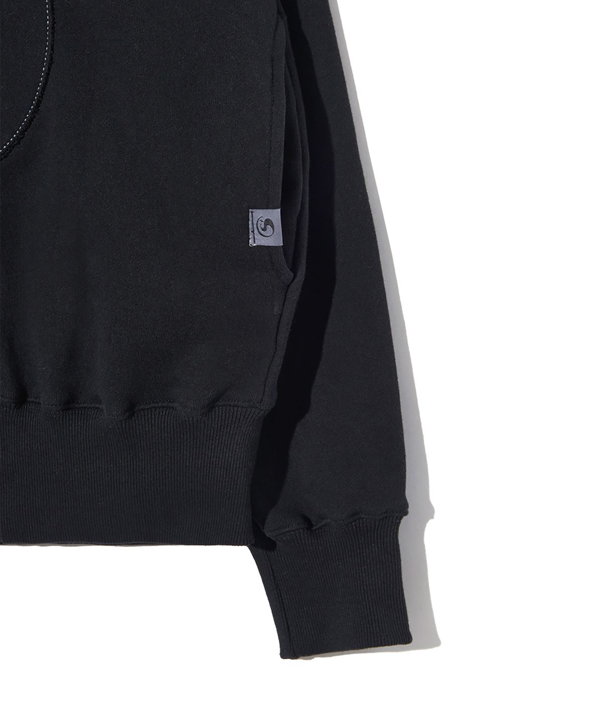 피스메이커(PIECE MAKER) TS SILVER CHARM ZIP HOODIE (BLACK)