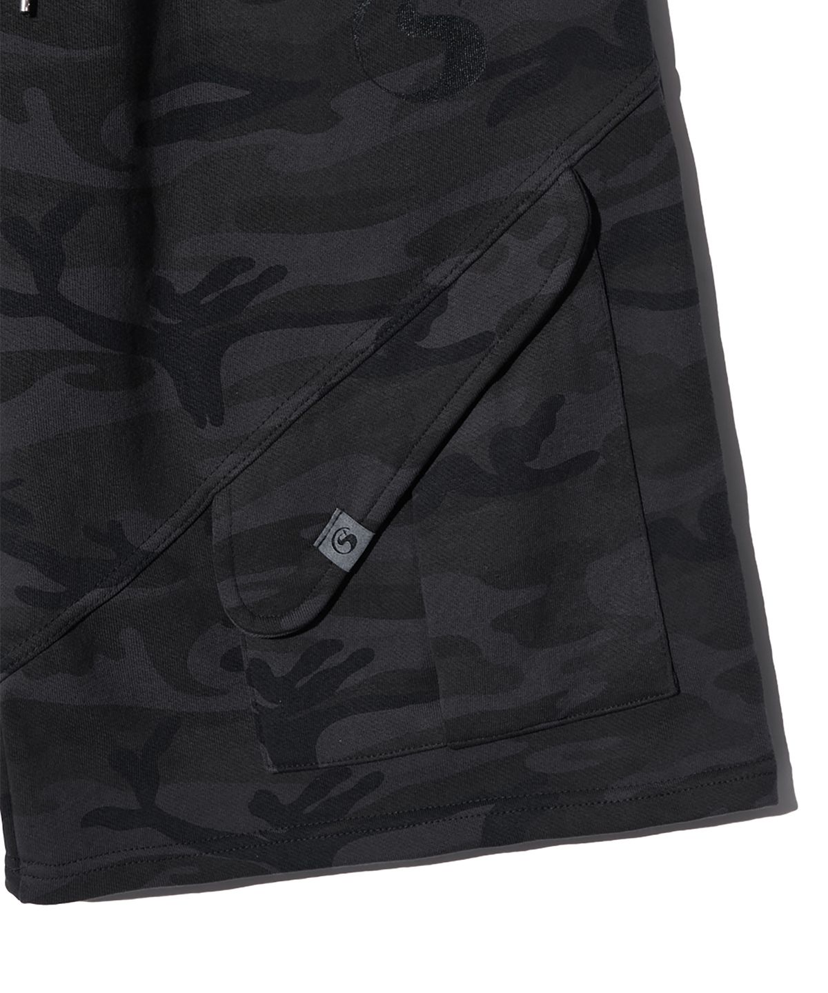 피스메이커(PIECE MAKER) TS LOGO BERMUDA SWEAT PANTS (CAMOUFLAGE)_3COLORS