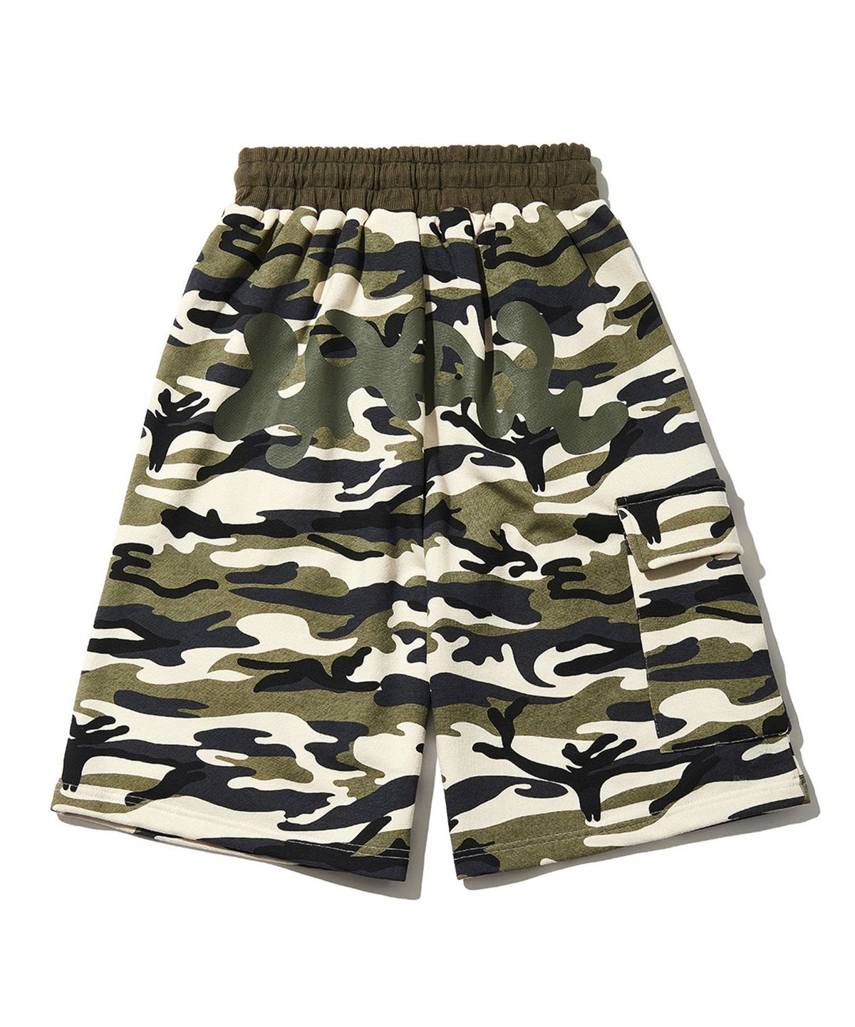 피스메이커(PIECE MAKER) TS LOGO BERMUDA SWEAT PANTS (CAMOUFLAGE)_3COLORS