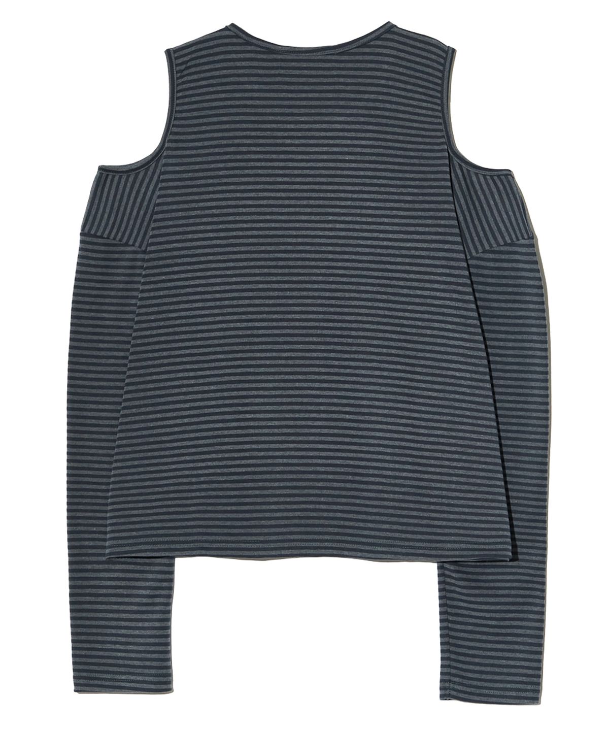 피스메이커(PIECE MAKER) TS STRIPE HOLE LS (CHARCOAL)