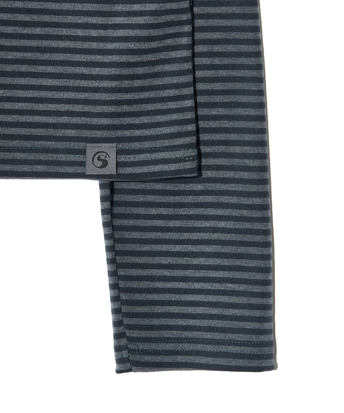 피스메이커(PIECE MAKER) TS STRIPE HOLE LS (CHARCOAL)