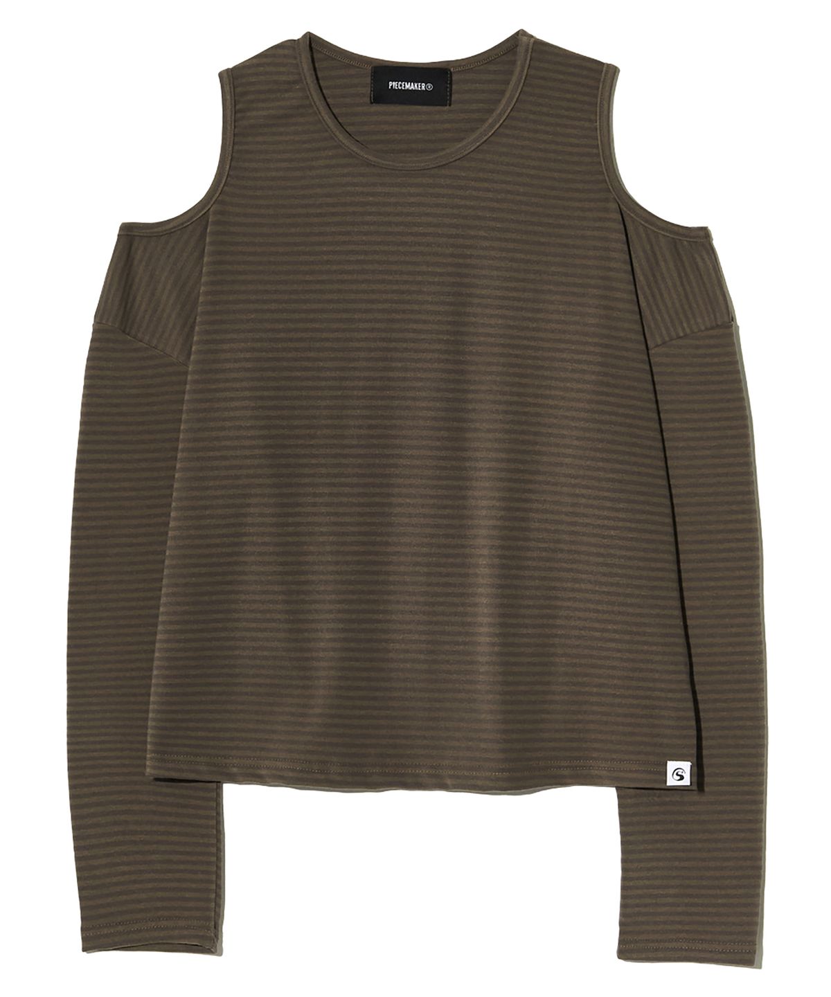 피스메이커(PIECE MAKER) TS STRIPE HOLE LS (OLIVE)
