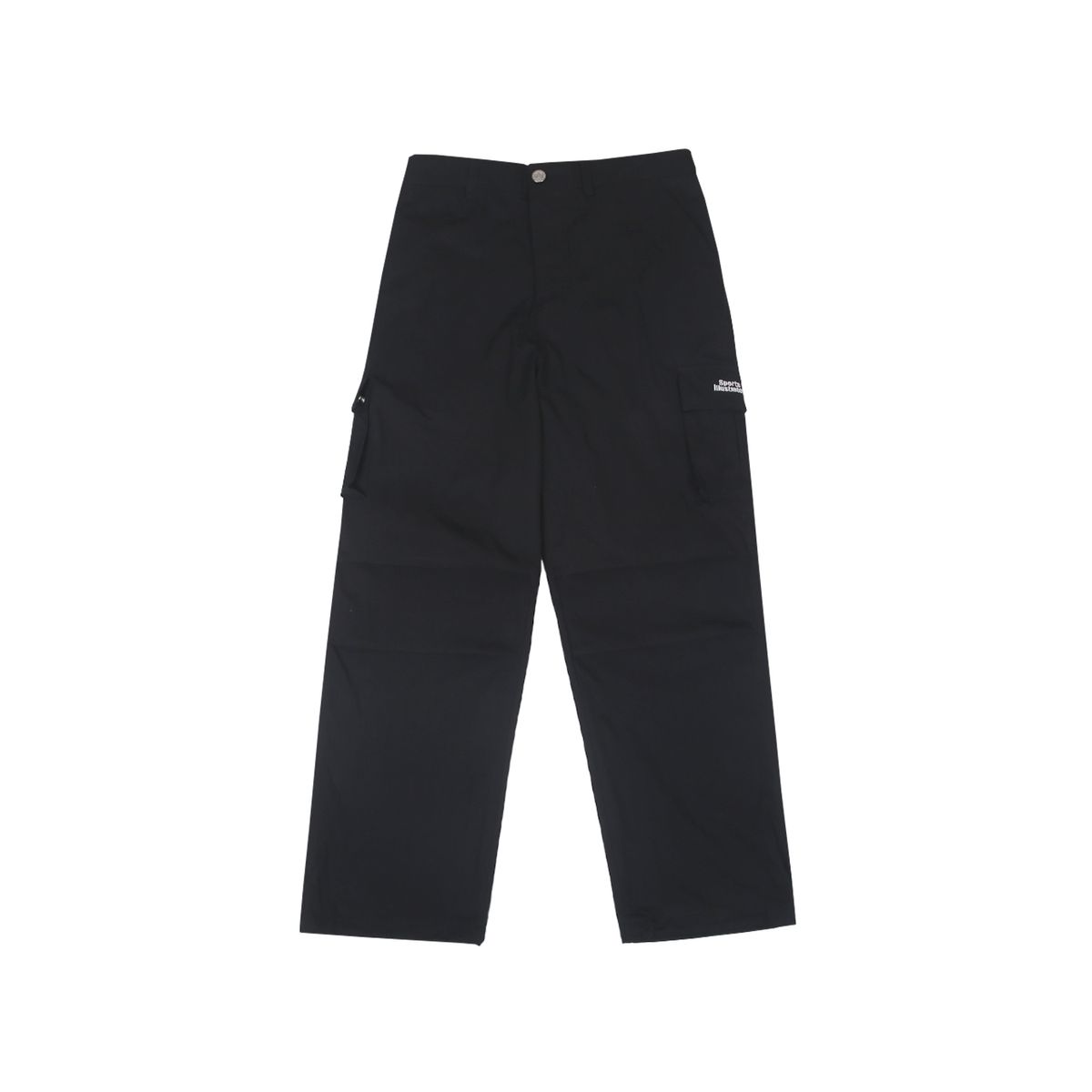 스포츠 일러스트레이티드(SPORTS ILLUSTRATED) BASKETBALL STACKED LOGO CARGO PANTS (BLACK)