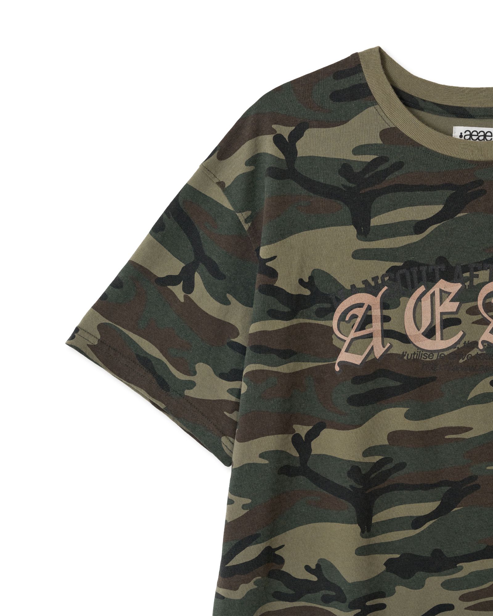 aeae 韓国 迷彩柄 Tシャツ AEAE☆韓国☆人気☆STAR SIGN TEE 半袖 迷彩 Tシャツ (AEAE/T