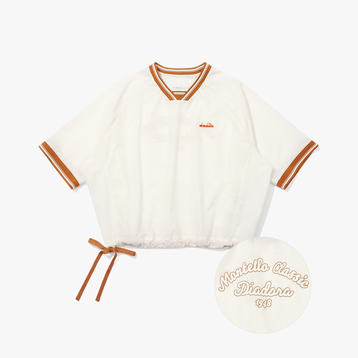 디아도라(diadora) 에르미나 반팔 피스테 IVORY