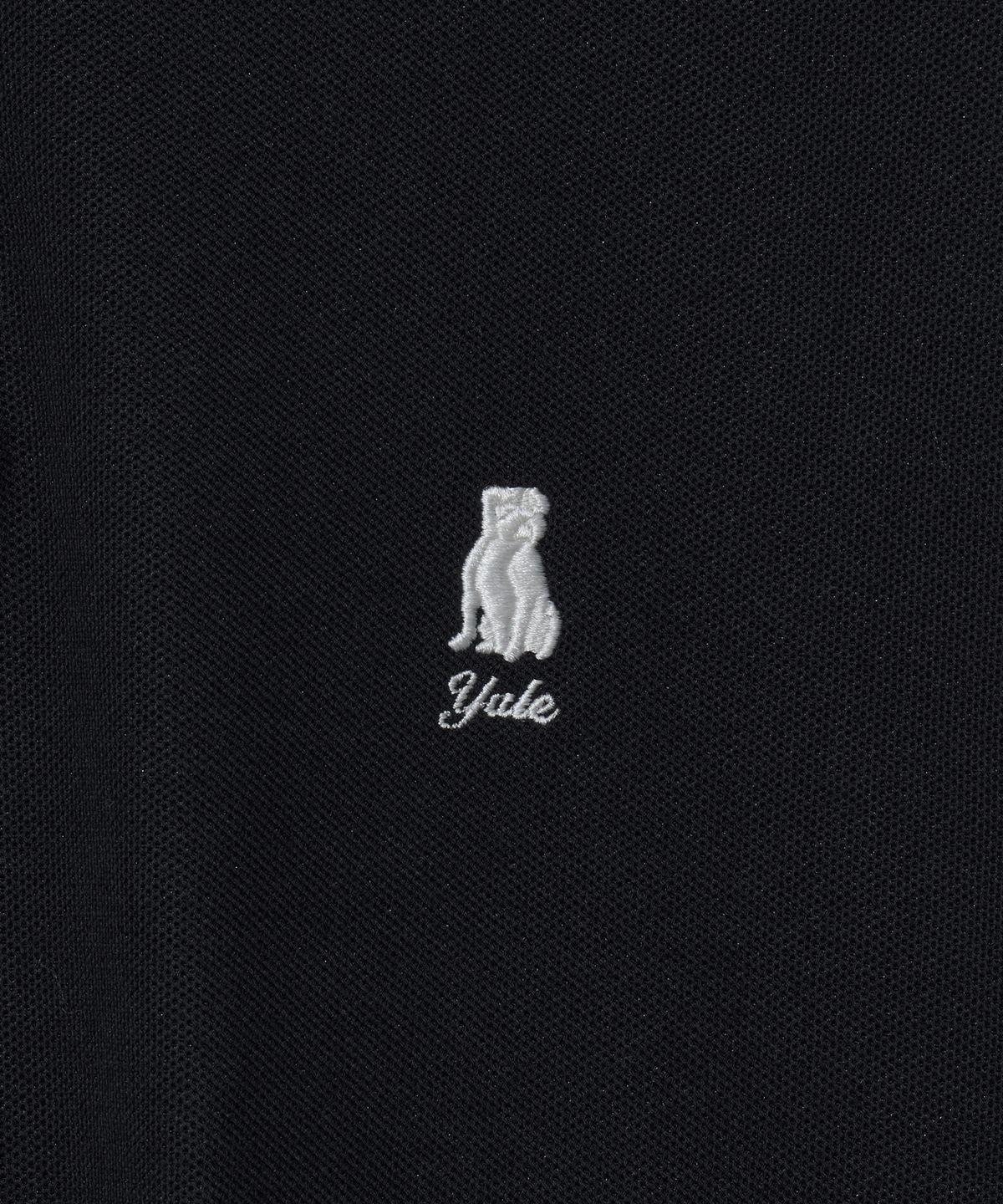 예일(YALE) 오버사이즈 헤리티지 댄 퀵 드라이 피케 폴로 셔츠 블랙